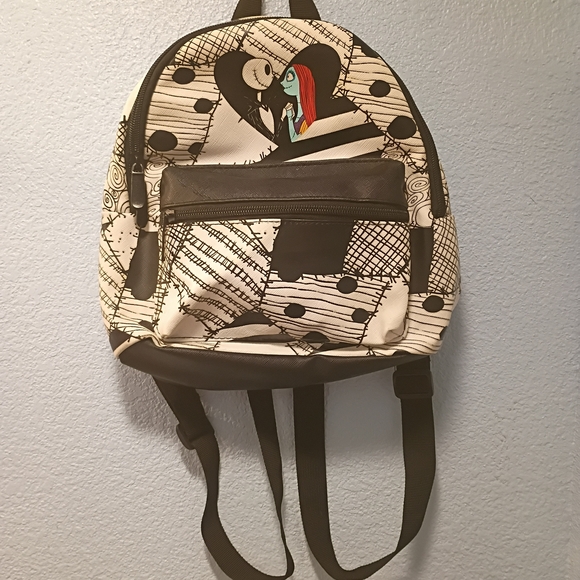 Disney Other - Black & White Themed Mini Backpack with Character Print